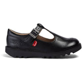 Kickers Kick T-Bar Leather Children Shoes Kickers